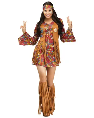 60s Peace and Love Hippie Womens Costume