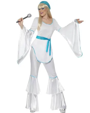 70s Blue Super Trooper Womens Costume