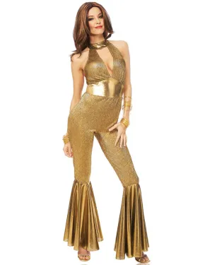 70s Golden Disco Lady Womens Costume