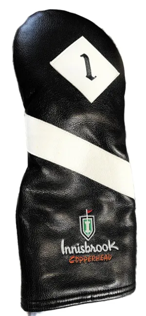 A& meBlack & White Leather Driver Cover - Innsbrook  MSP$65