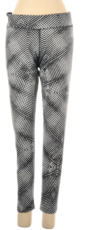 Adidas Black & White Ankle Tights Size M