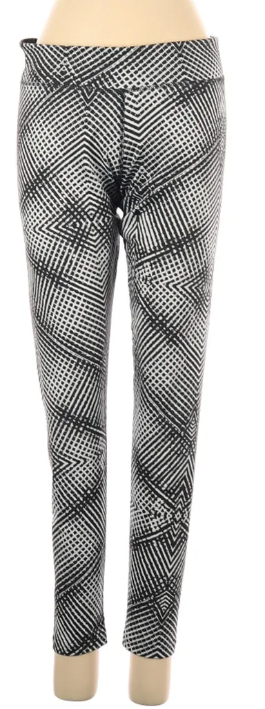 Adidas Black & White Ankle Tights Size M