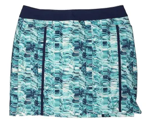 Adidas Blue & White Patterned Skort with Navy Trim Size M  MSP$75