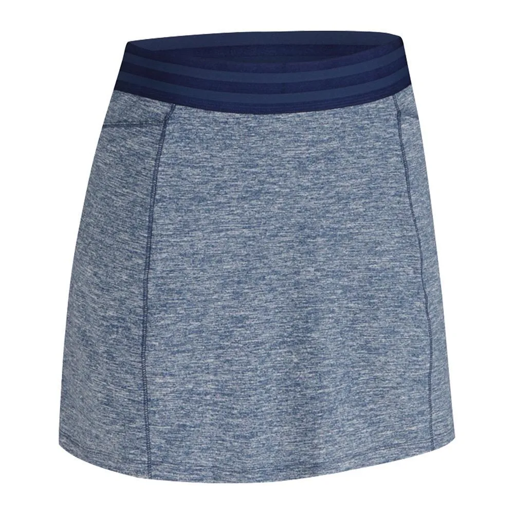 Adidas Blue Heather Rangewear Golf Skort Size L MSP$70