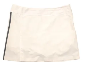 Adidas Climacool White Skort with Black Three Stripe Size 12