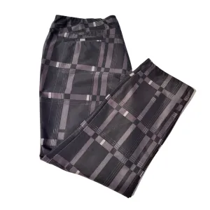 Adidas Gray Plaid Women's Capris Size L