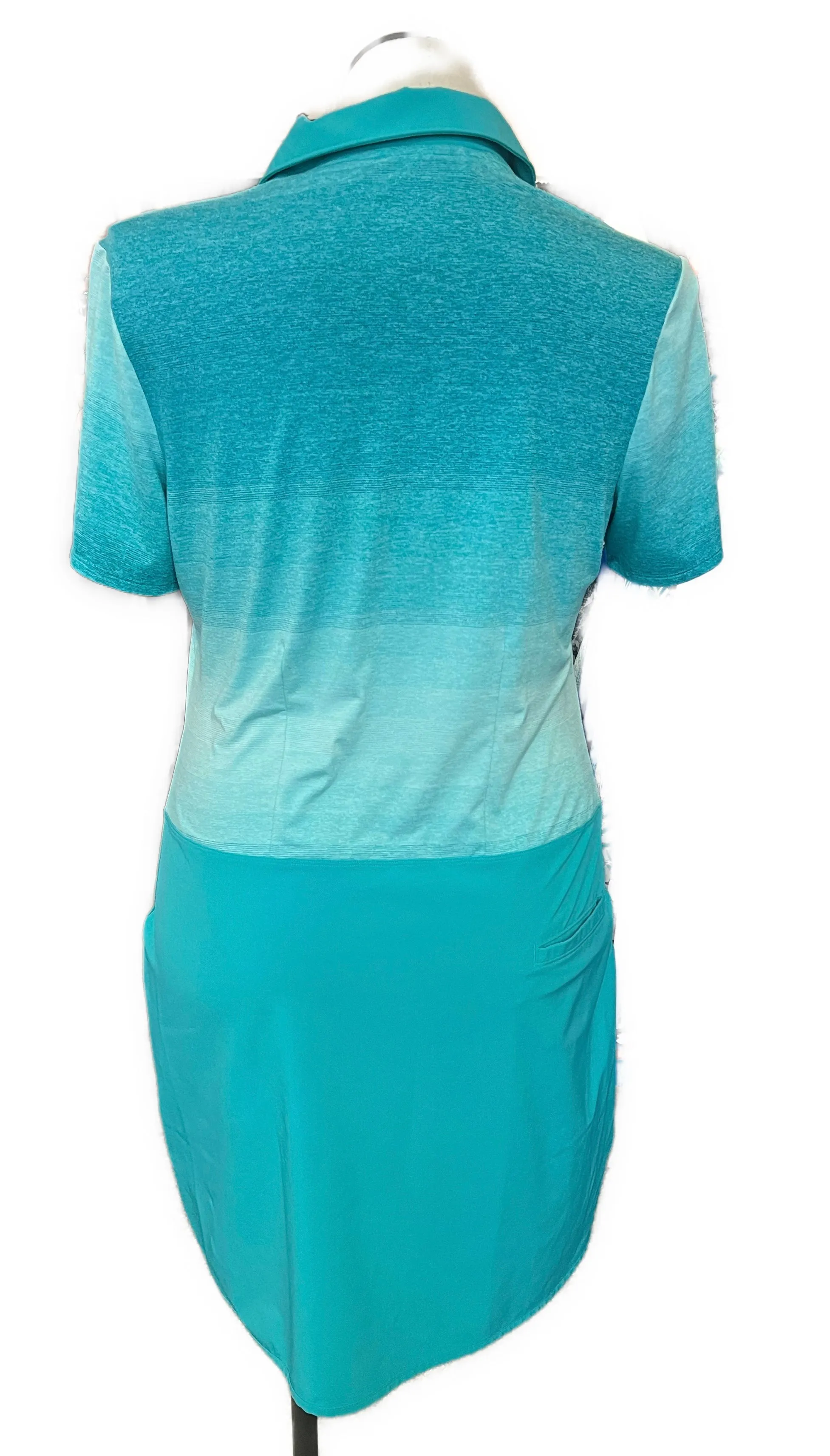 Adidas Jade Green Short Sleeves Rangewear Golf Dress Size XL