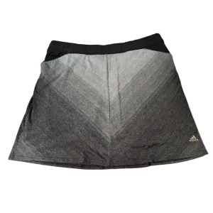 Adidas Women's Gray Heather Ombre Golf Skort Size L