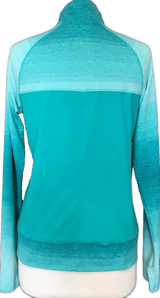 Adidas Women's Jade Green Ombre Golf Pullover Size M MSP$70