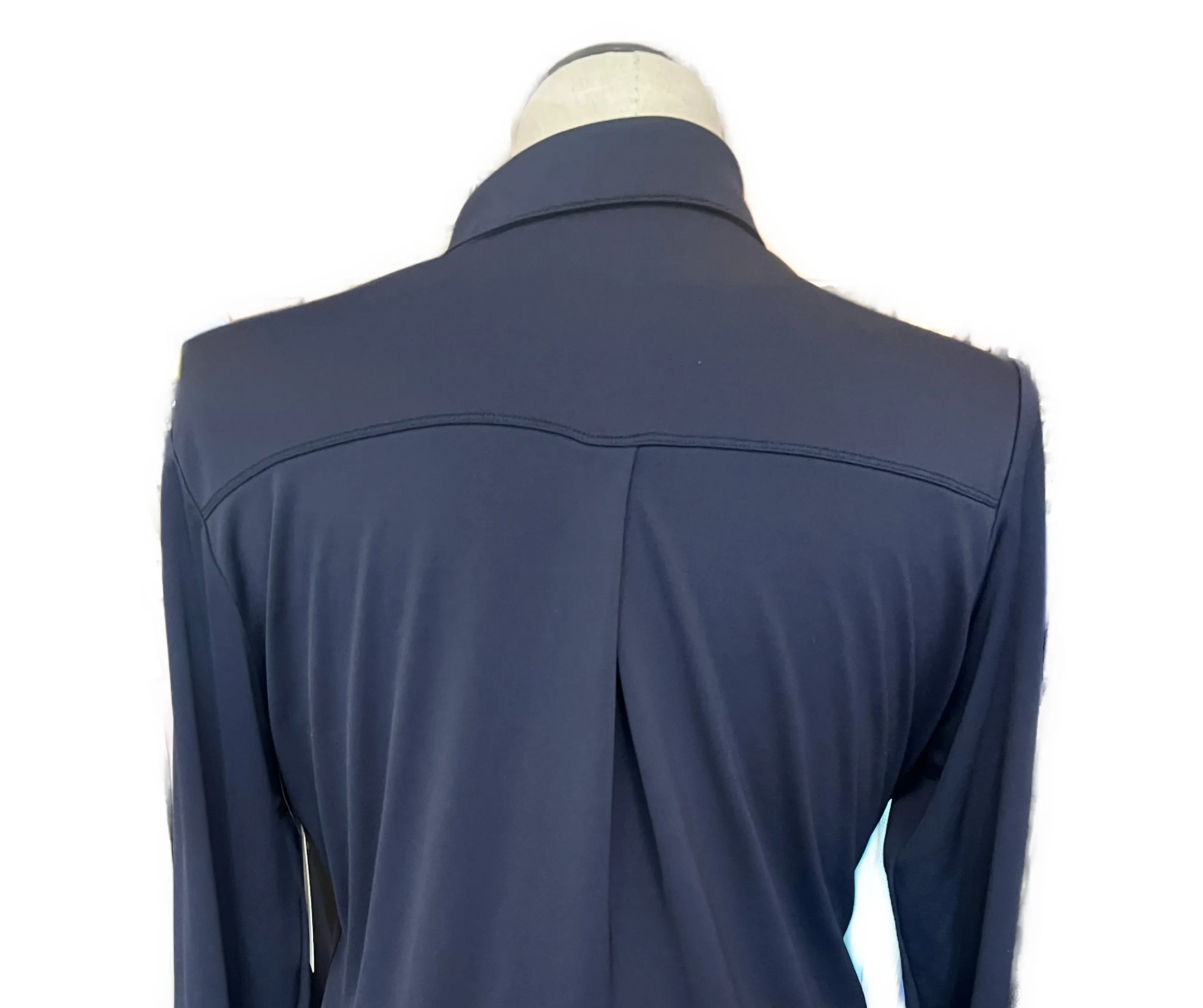 Adidas Women's Navy Long Sleeve Golf Polo Size XL MSP$70