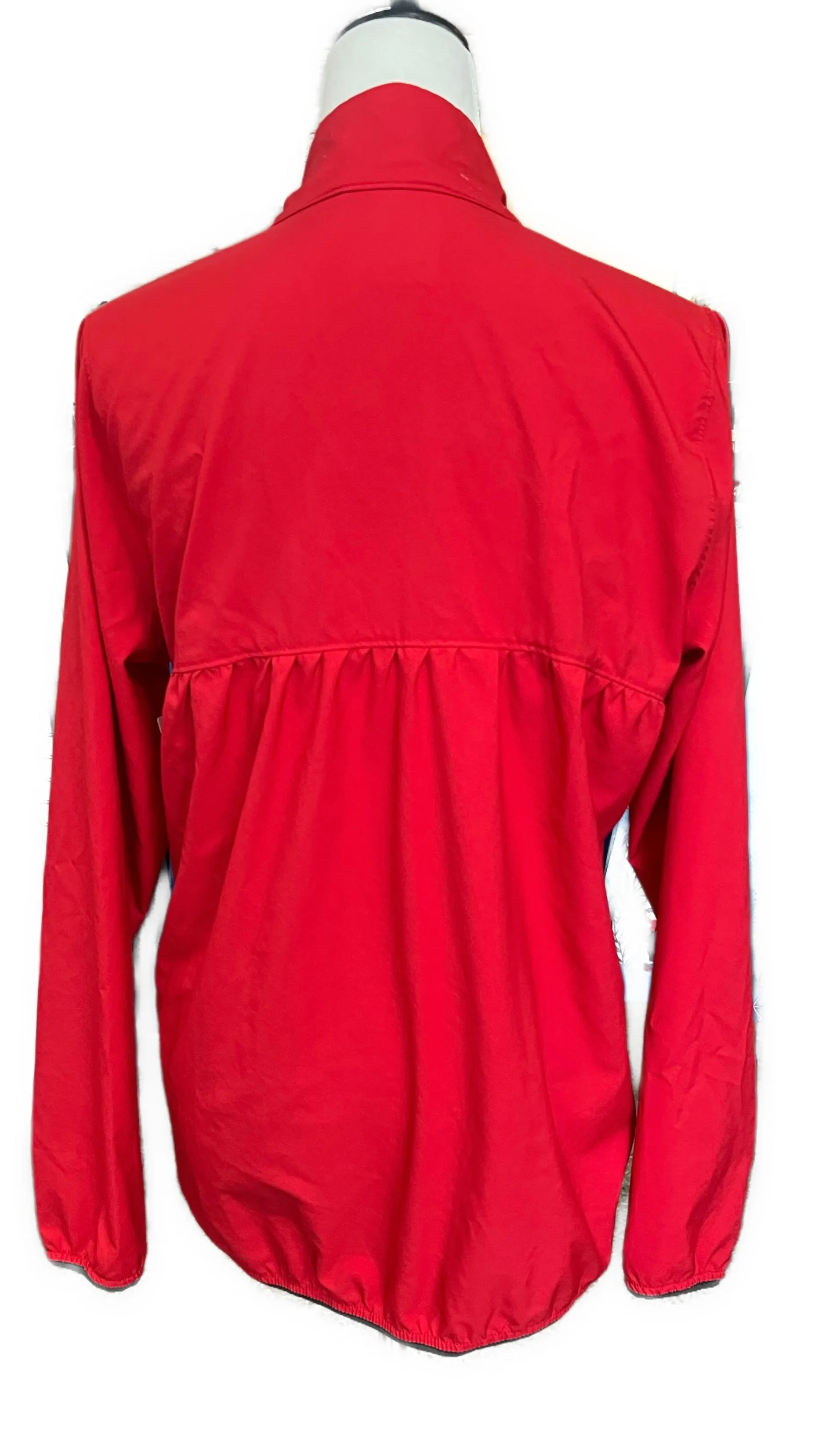 Adidas Women's Red Wisconsin Windbreaker Jacket Size L MSP$95