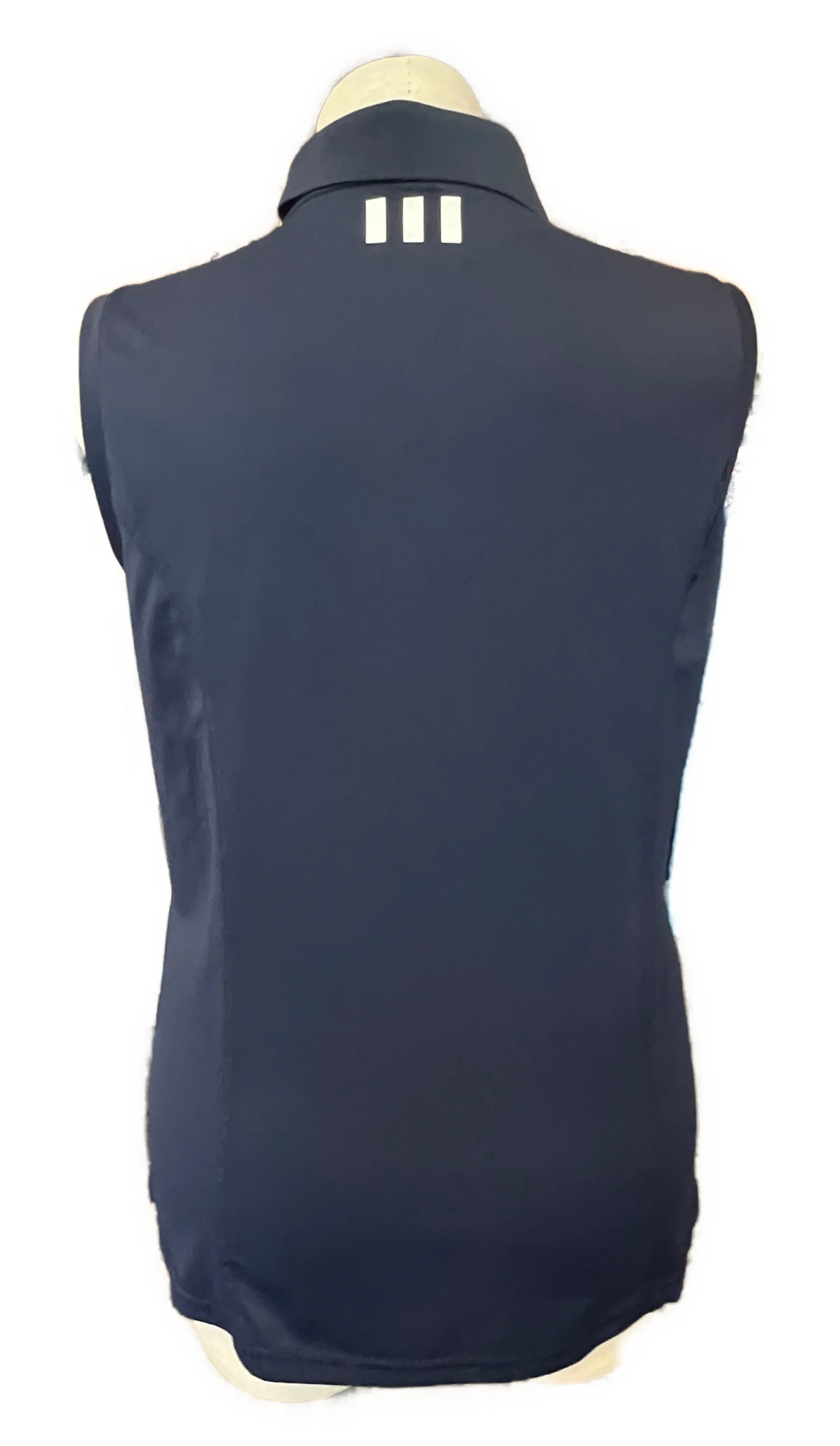 Adidas Women's Solid Navy Sleevleless Golf Polo Size XL MSP$60