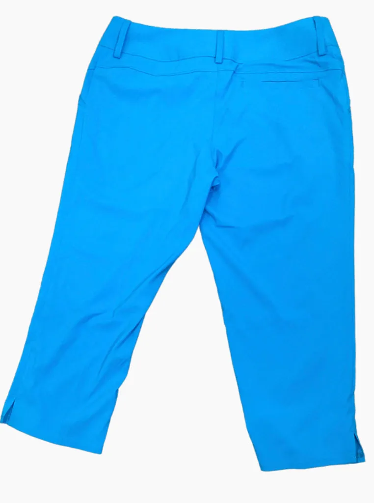 Adidas Women's Turquoise Capris Size 10 MSP$80