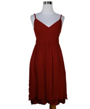 Akris Red Cotton & Silk Dress sz 4