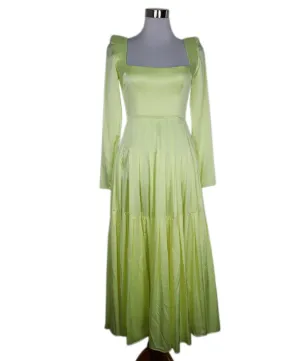 Alex Perry Neon Yellow Silk Dress sz 4