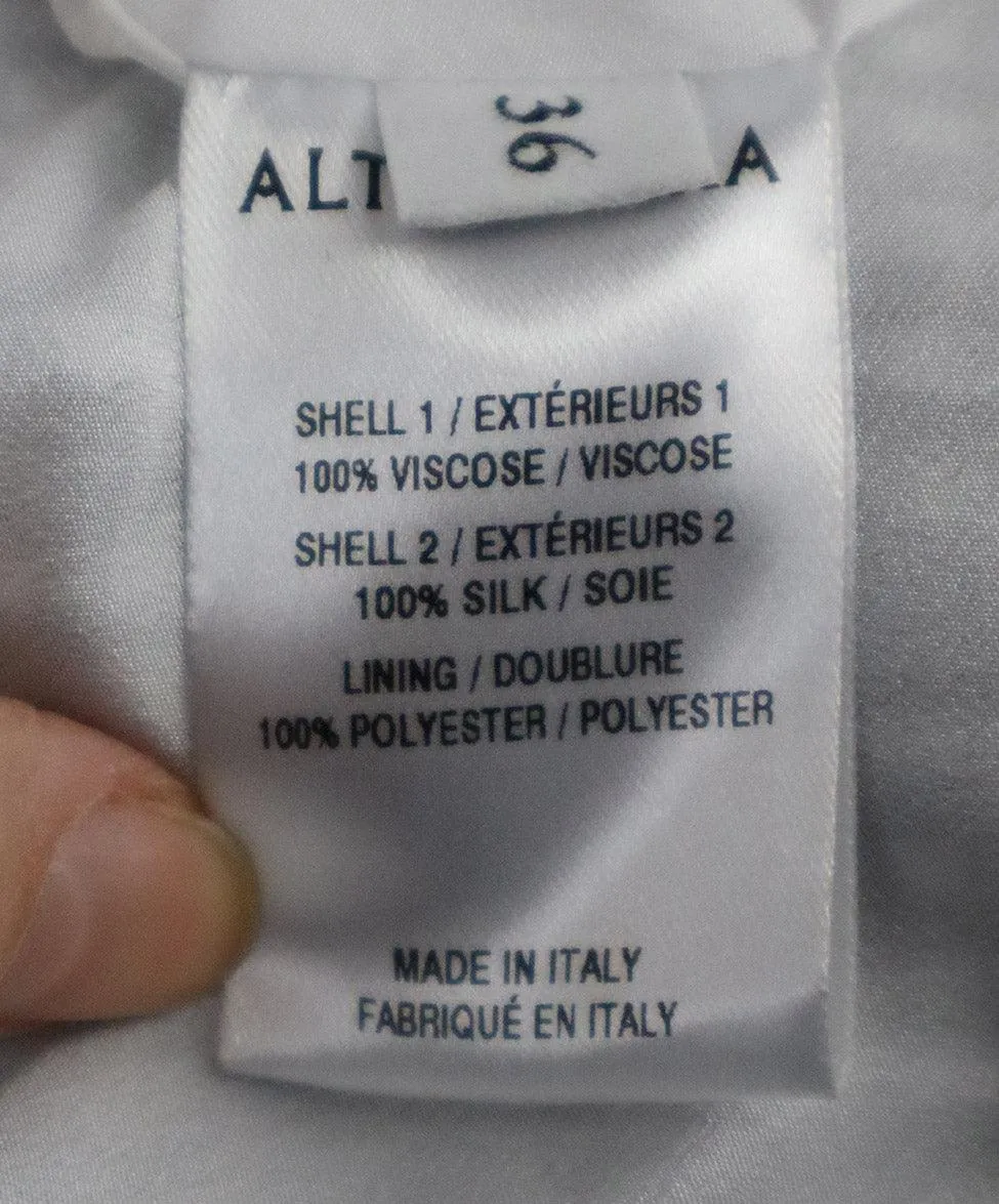 Altuzarra B&W Check Print Dress sz 4