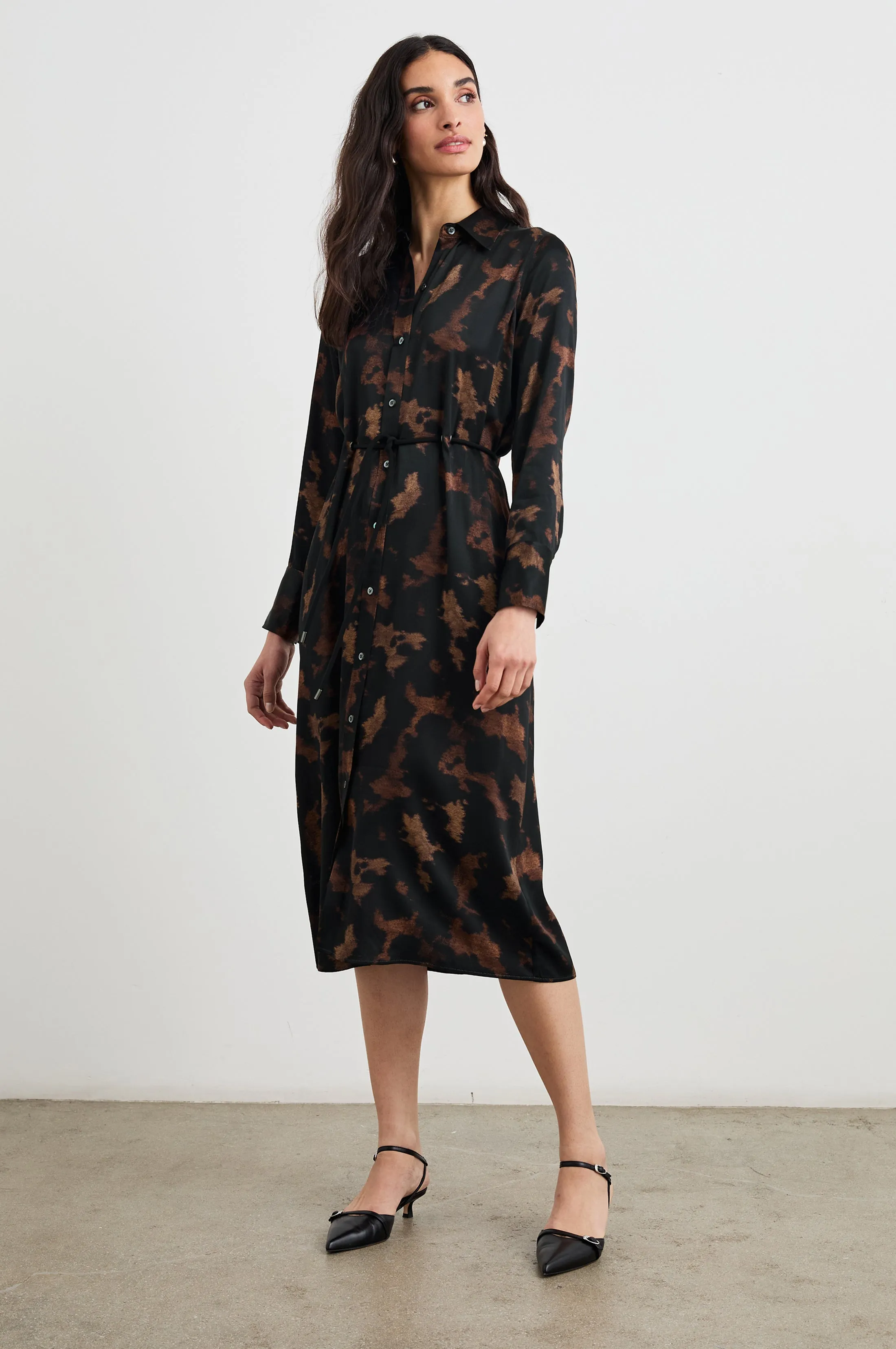 ANINA DRESS - DIFFUSED SANDSTONE Rails
