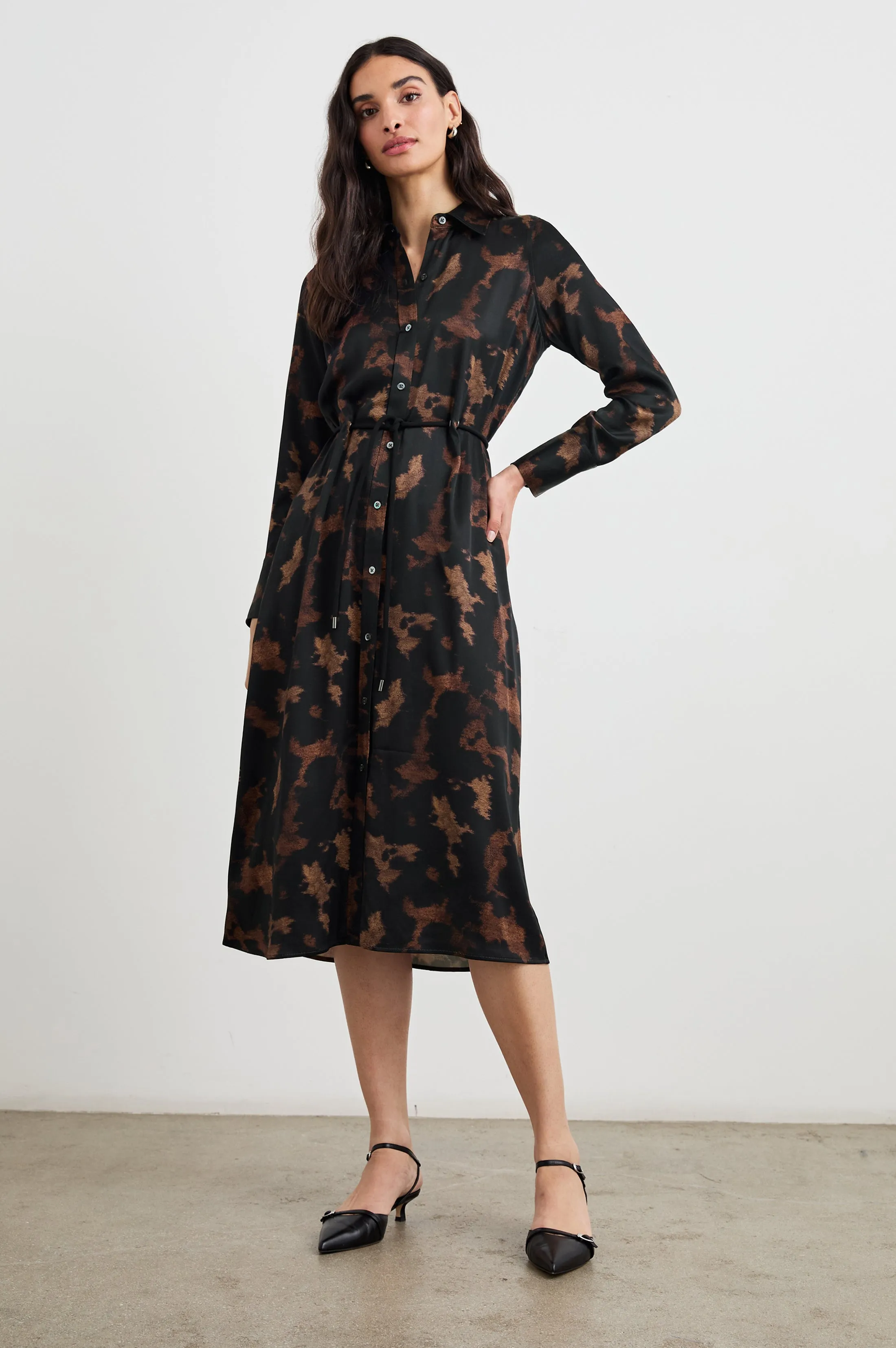 ANINA DRESS - DIFFUSED SANDSTONE Rails