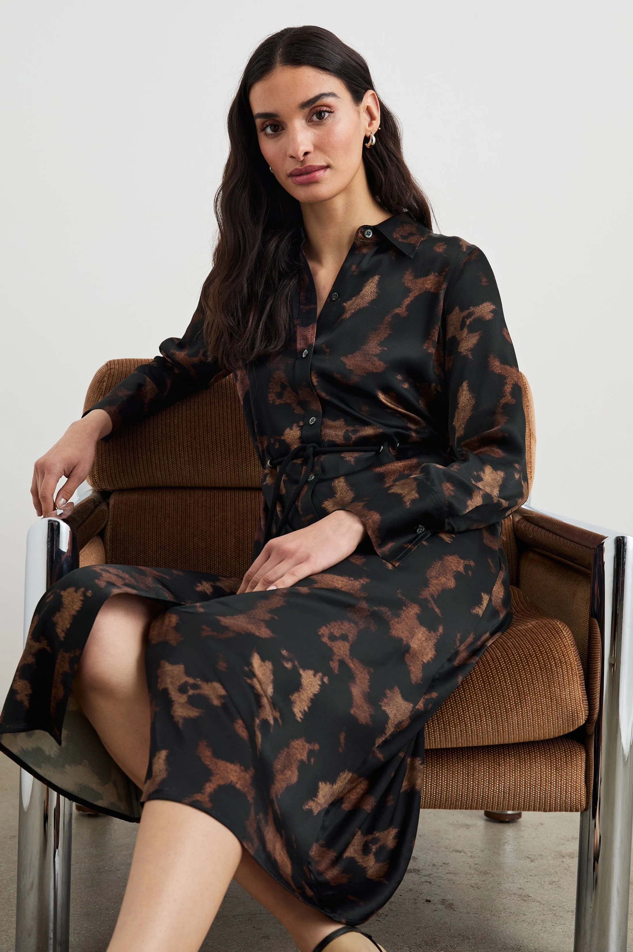 ANINA DRESS - DIFFUSED SANDSTONE Rails