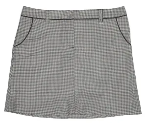 Annika by Cutter & Buck Black & White Mini Houndstooth Skort Size 10  MSP$110