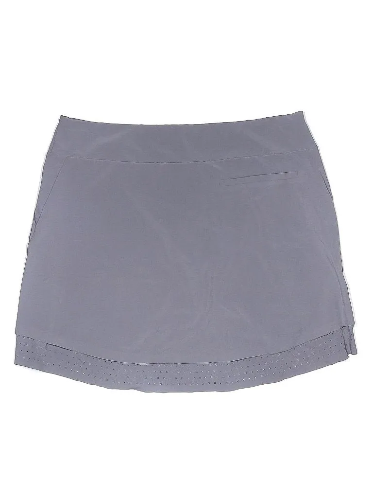 Annika by Cutter & Buck Comeptitor Skort in Gray Soze M MSP$100