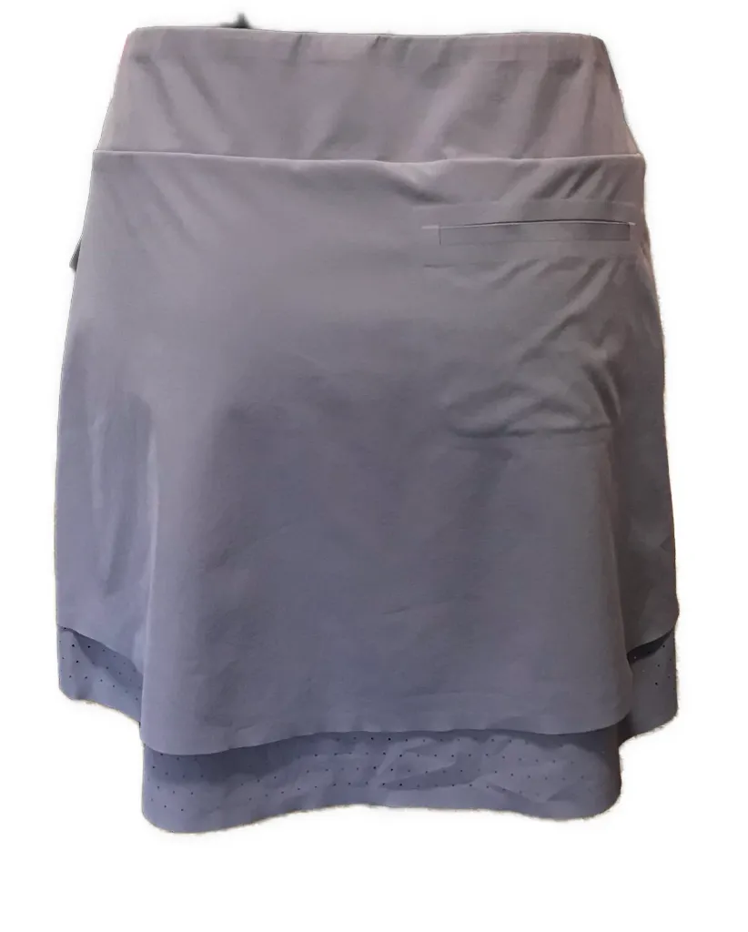 Annika by Cutter & Buck Gray Competitor Golf Skort Size M MSP$100
