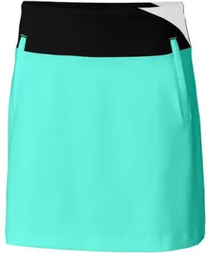 Annika by Cutter & Buck Mint Green Skort with Black & White Waistband Size M. MSP$110