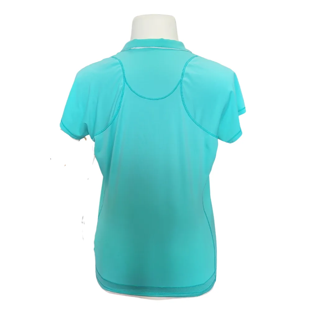 Annika by Cutter & Buck Mint Half Zip Golf Polo Size XL MSP$