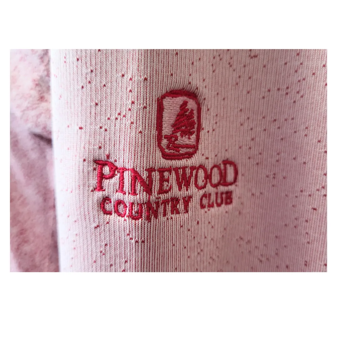 Antigua Pink & Red Splatter Ombre Full-Zip Jacket Size M MSP$60