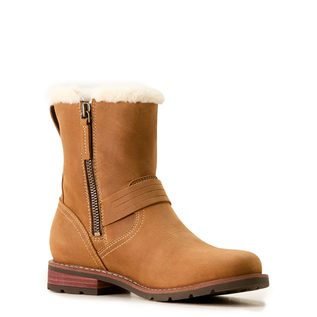 Ariat Womens Savannah Sherpa Waterproof Carmel Tan