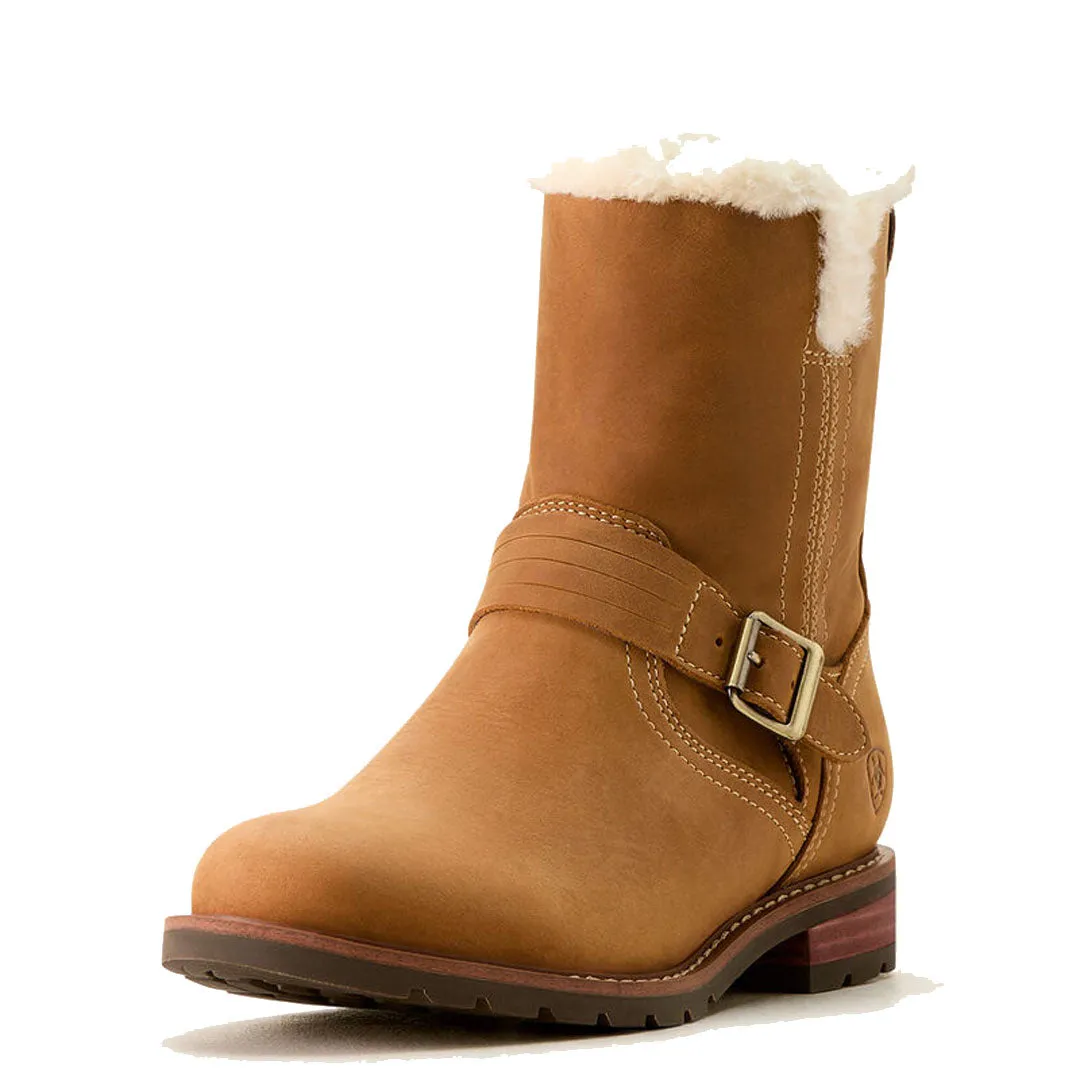 Ariat Womens Savannah Sherpa Waterproof Carmel Tan