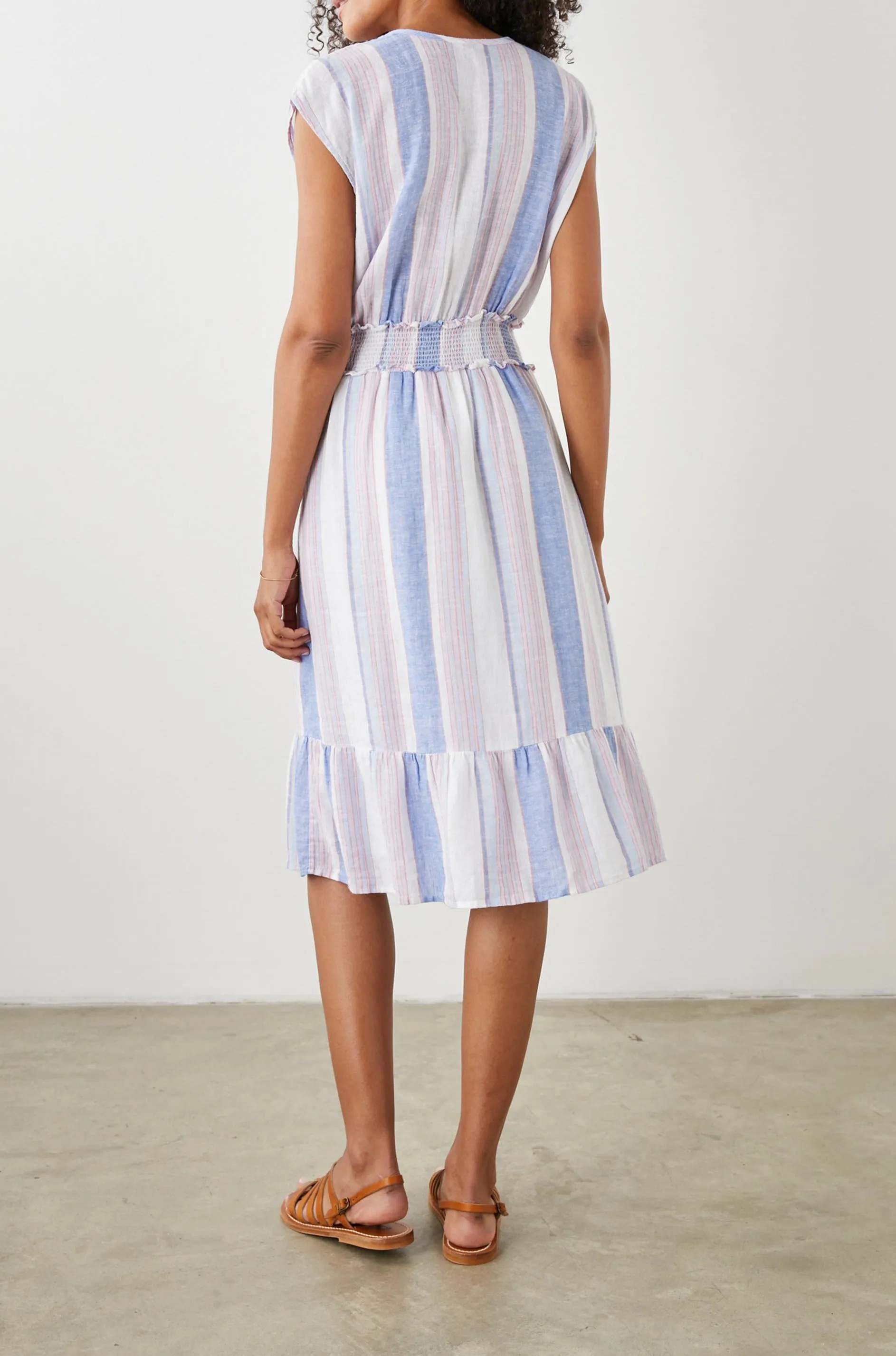 ASHLYN DRESS - MARINI STRIPE Rails