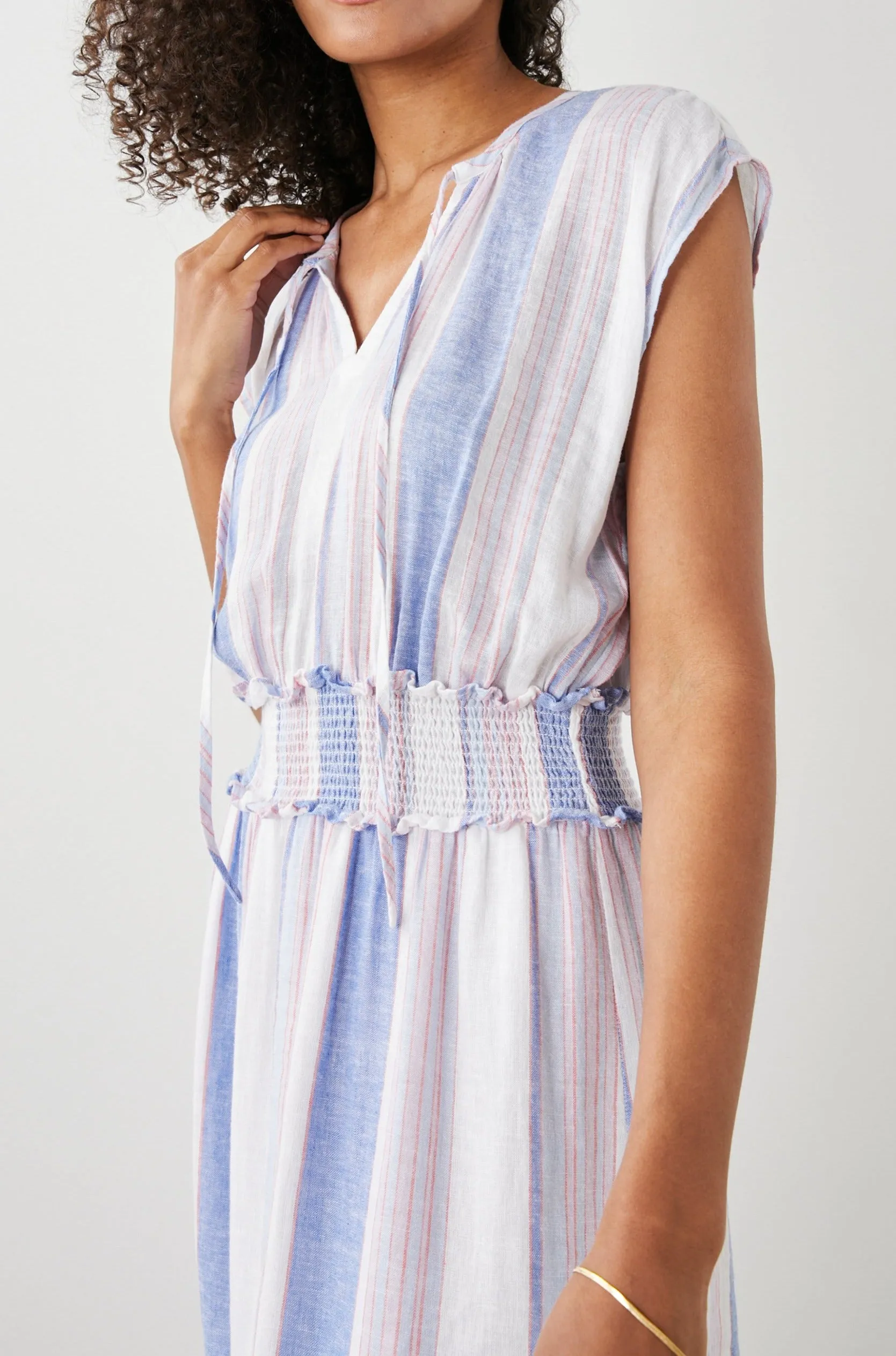 ASHLYN DRESS - MARINI STRIPE Rails