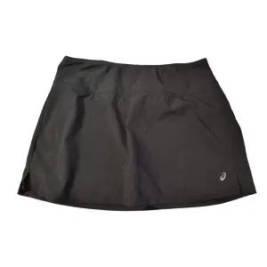 Asics Solid Black Women's Athletic Skort Size M
