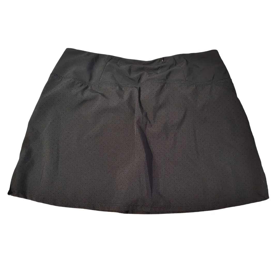 Asics Solid Black Women's Athletic Skort Size M