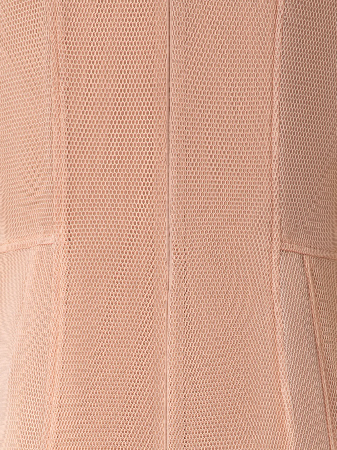 Asymmetrical Techno Grid Midi Dress 