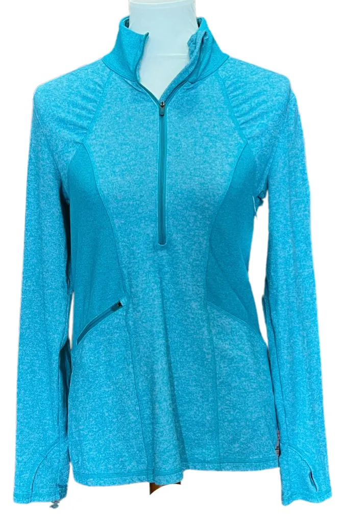 Atheleta Jade Green 1/2 Zip Pullover Size M MSP