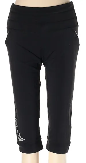 Athleta Black Crop Leggings with Leg Design Size XS