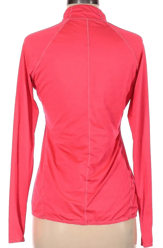 Athleta Bright Coral Long Sleeve Workout Top Size M MSP$68