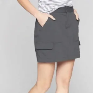 Athleta Trekkie Skort Charcoal Gray Size 6 MSP$69