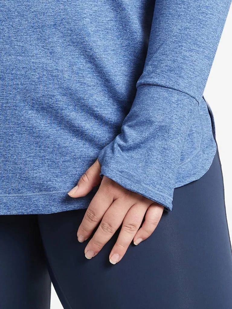 Athleta Uptempo Hoodie Pullover Seatshirt - Chrome Blue Size S MSP$85