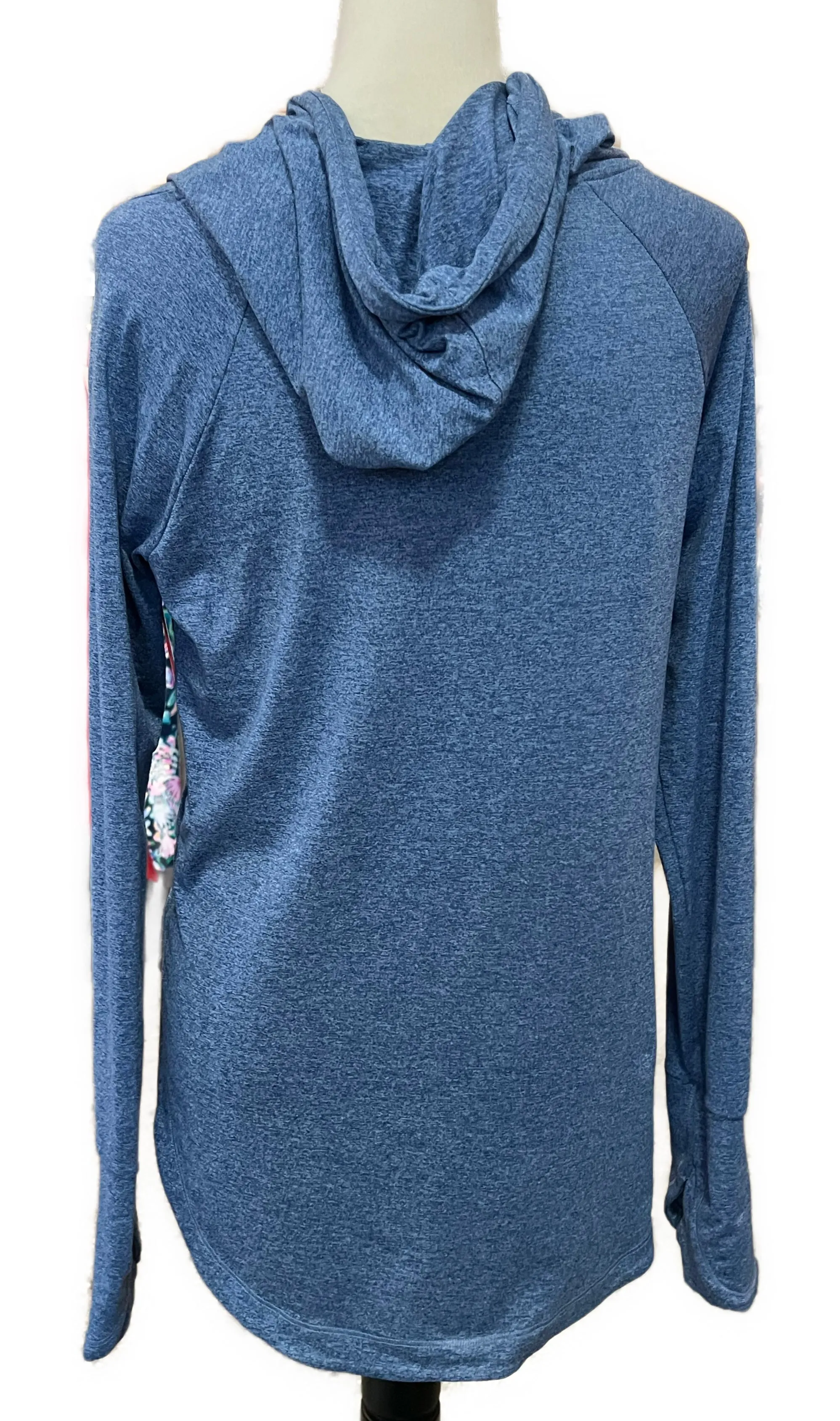 Athleta Uptempo Hoodie Pullover Seatshirt - Chrome Blue Size S MSP$85