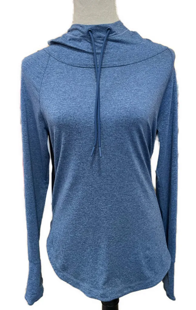 Athleta Uptempo Hoodie Pullover Seatshirt - Chrome Blue Size S MSP$85