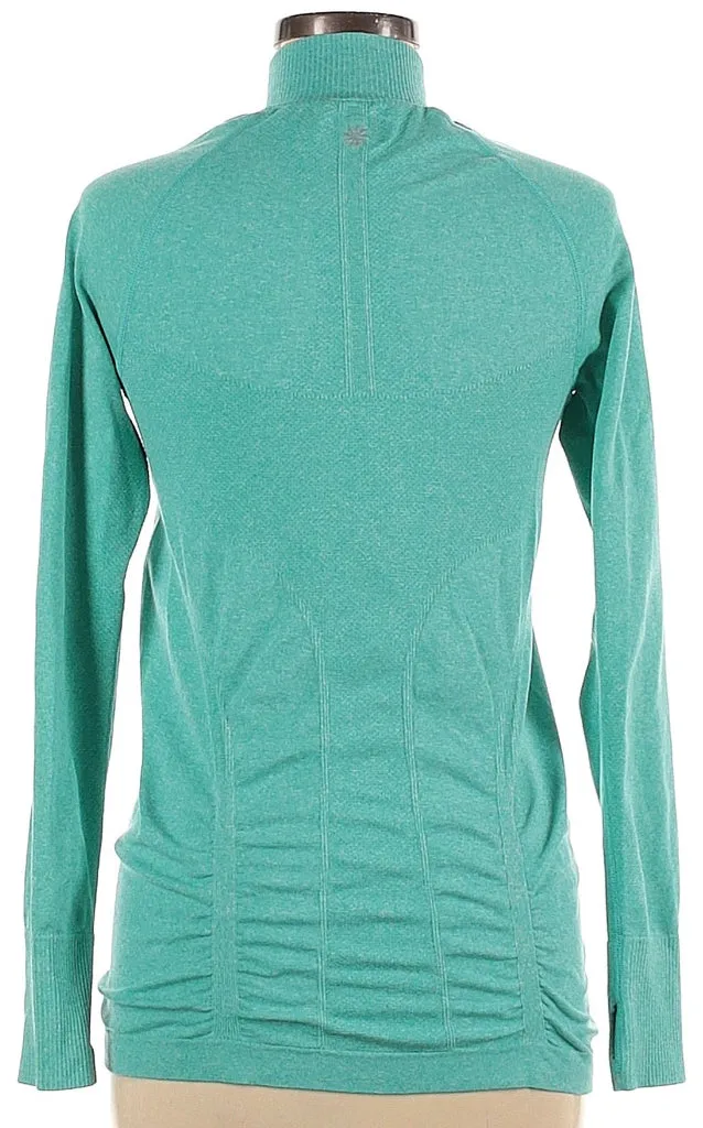 Athletic Jade Heather Half Zip Pullover Size M. MSP$