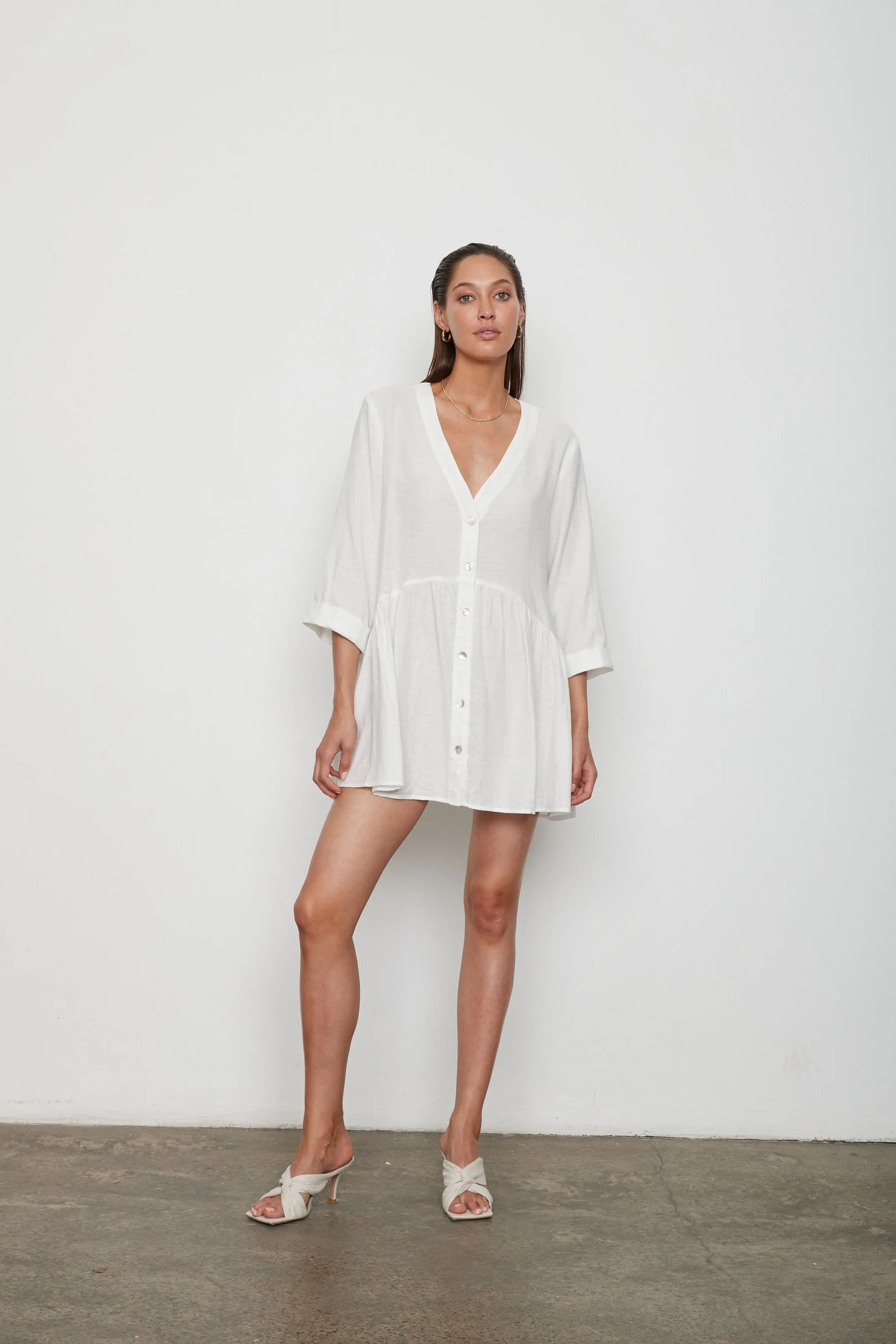 Atoir WOMENS ISLAND HOPPER DRESS - WHITE