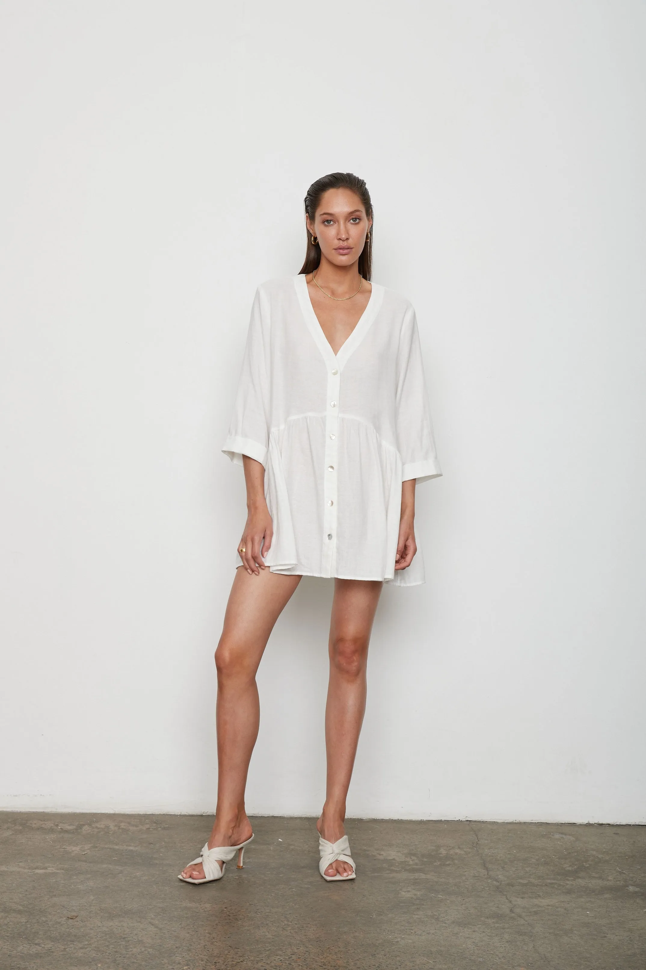 Atoir WOMENS ISLAND HOPPER DRESS - WHITE