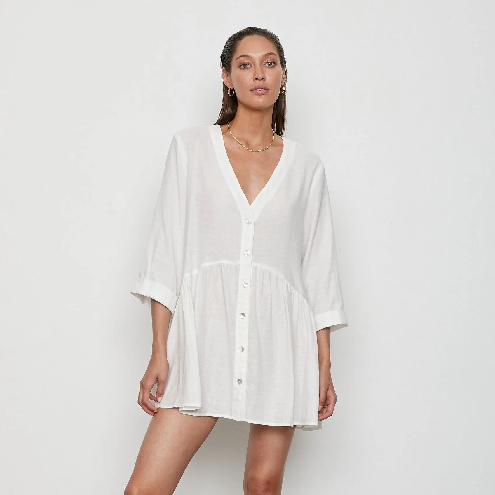 Atoir WOMENS ISLAND HOPPER DRESS - WHITE
