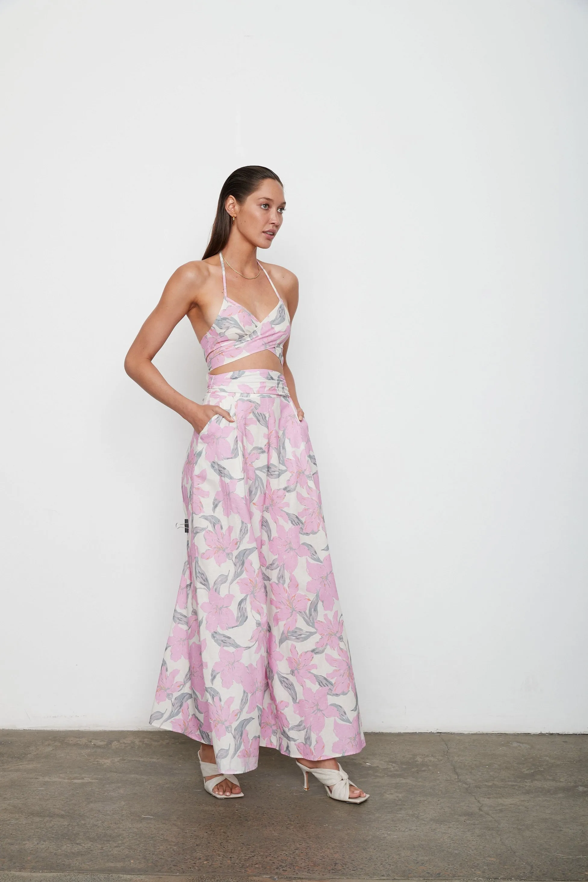 Atoir WOMENS THE ORA CROP - LILY BLOOM