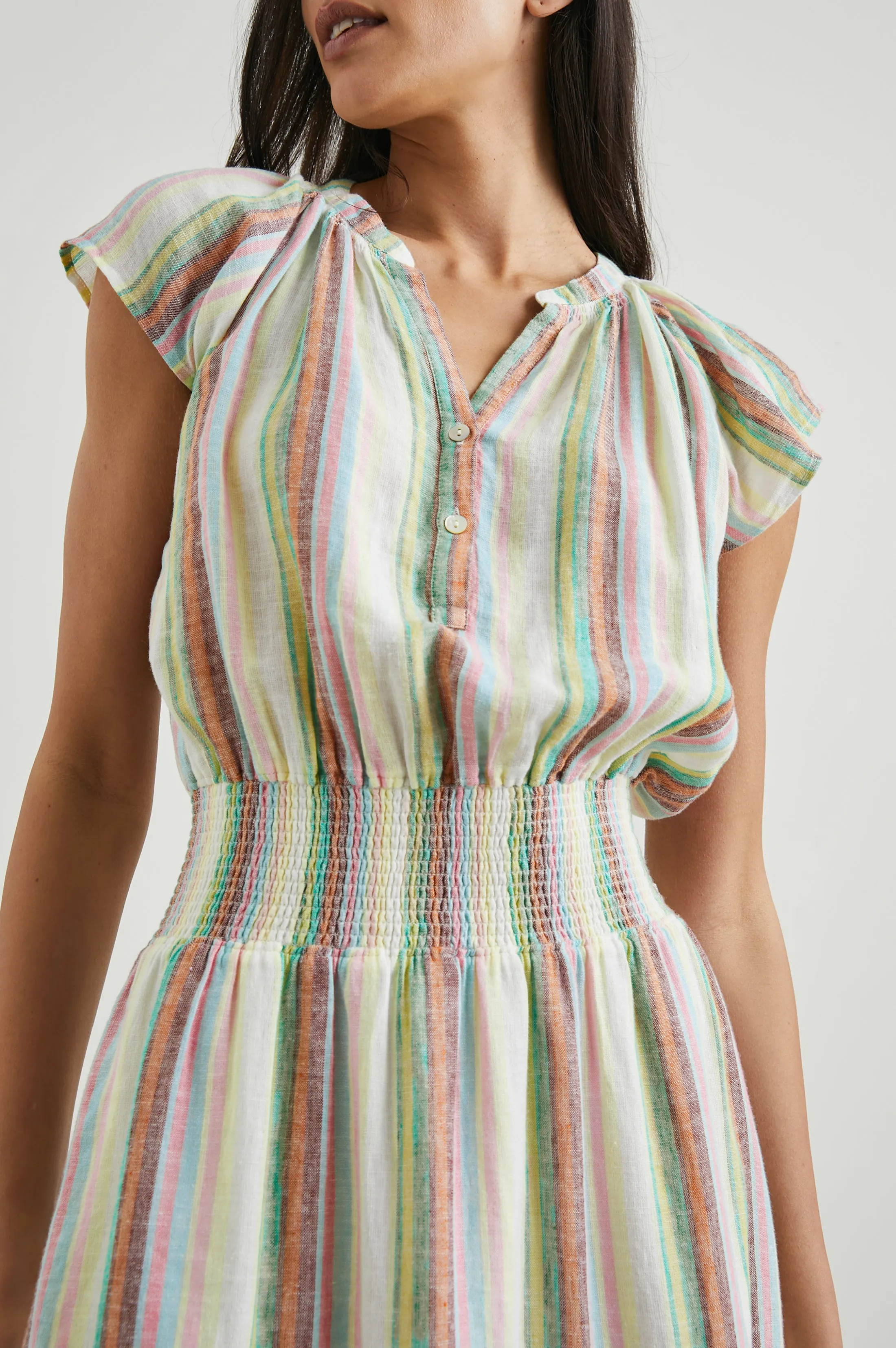 AUGUSTINE DRESS - PALAIS STRIPE Rails