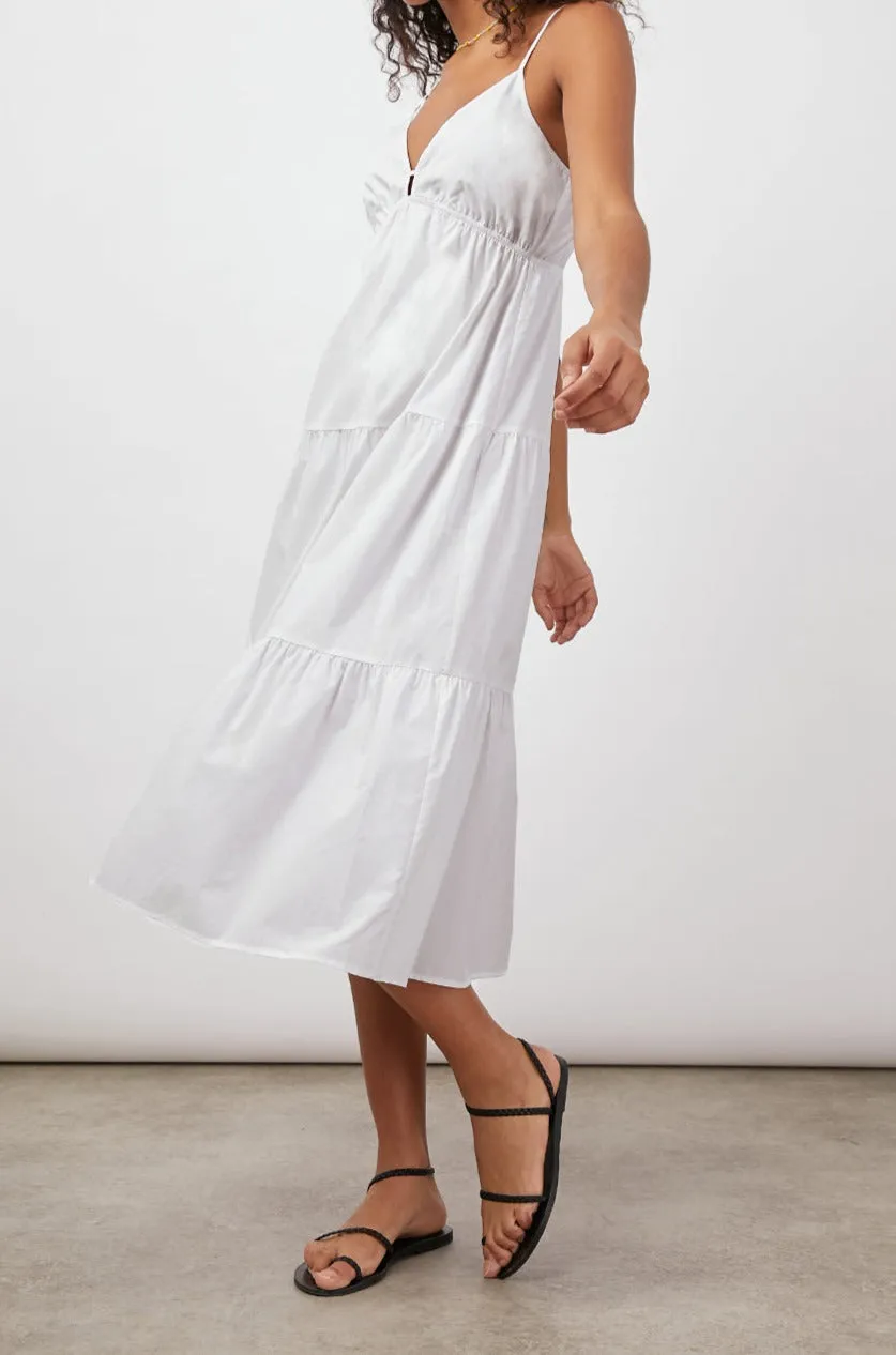 AVRIL DRESS - BRIGHT WHITE Rails